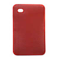 Mesh Protective Back Case for Galaxy Tab GT-P1000 (Red)