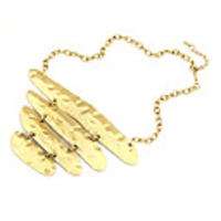 Metal Bar Alloy Necklace