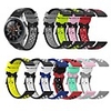 Metal Buckle Double Color Hole Silicone Strap Silicone Bracelet Wrist Sport Amazfit GTR 42mm / GTR 47mm / Amazfit pace / Amazfit GTS / Amazfit BIP