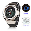 Metal Case Analog Digital Watch with Blue EL Light Chronograph