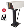 Metal Case Simulated Indoor/Outdoor Security Camera with Blinking Red LED