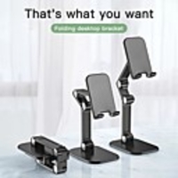 Metal Desktop Tablet Holder Foldable Extend Support Desk Mobile Phone Holder Stand Adjustable for iPhone iPad Xiaomi Table