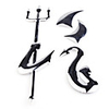 Metal Modification Vehicle-Logo 3D Car Stick Stereo - Devil