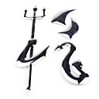 Metal Modification Vehicle-Logo 3D Car Stick Stereo - Devil