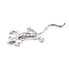 Metal Modification Vehicle-Logo 3D Car Stick Stereo - sliver gecko