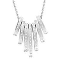 Metal Rings Zircon Necklace