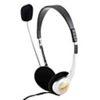 Metal Slim Mutimedia Stereo Headphone with Mic