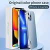 Metal Steel Phone Case For Apple Back Cover iPhone 13 Pro Max iPhone 12 Pro Max Shockproof Dustproof Solid Colored TPU Stainless miniinthebox
