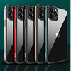 Metal texture mirror Case For Apple iPhone 12 12mini 12Pro max 11 11Pro 11Pro max iPhone SE X XS XR XSMAX Solid Colored Back Cover TPU Mental Case for iPhone 8plus 7plus 6plus 6Splus 8 7 6 6S miniinthebox
