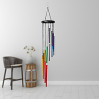 Metal Wind Chimes Outdoor with 14 Colorful Aluminum Alloy Tubes Tone Wind Chimes for Patio Porch Backyard Decoration miniinthebox