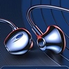 Metal Wired In-Ear Earphones Portable Sports Gaming Headset HIFI Bass Stereo Earphone With Microphones For Sport Gaming