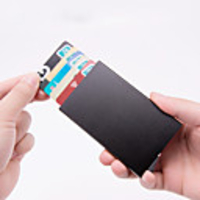 Metal Women Men Business Card Holder Creative Aluminum Holder Metal Box Men Credit Business Card Case Wallet Multicolor Bag