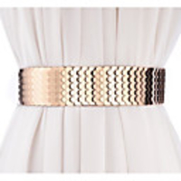 Metalic / Elastic / Fiber Party / Evening Sash With Belt / Trim / Paillette Women