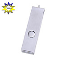Metallic Mini USB 2.0 Jump/Flash Drive Keychain (1GB)