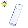 Metallic Mini USB 2.0 Jump/Flash Drive Keychain (1GB)
