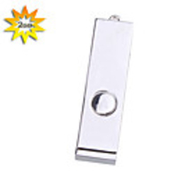 Metallic Mini USB 2.0 Jump/Flash Drive Keychain (2GB)