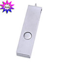 Metallic Mini USB 2.0 Jump/Flash Drive Keychain (4GB)