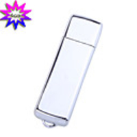 Metallic Mini USB 2.0 Jump/Flash Drive Keychain (4GB)
