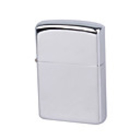 Metallic Oil Lighter with Matted white Color Design