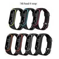 Mi band 4 Strap correa mi band 3 breathable strap for xiaomi band 4 Multi colorful sports strap for xiaomi band 3