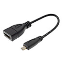Micro HDMI V1.3 to HDMI V1.3 M/F Cable(0.2M)
