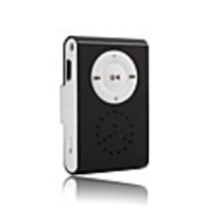 Micro SD/TF Card Reader MP3 Player With Built In Loud Speaker/LED Flashlight(Black)