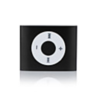 Micro SD/TF Card Reader MP3 Player with Clip (Black)