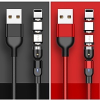 Micro USB / Type-C Cable 3 A 2.0m(6.5Ft) High Speed / Quick Charge PVC(PolyVinyl Chloride) USB Cable Adapter For Samsung / Huawei / Xiaomi