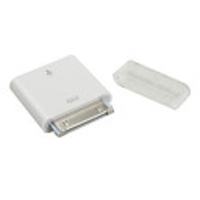 Micro USB and Mini USB to Apple 30pin Dock Data Sync and Charger Adapter Converter for iPhone iPad and iPod(White)