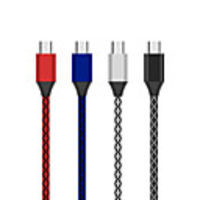 Micro USB Cable 1.0m(3Ft) Quick Charge Terylene USB Cable Adapter For Samsung / Huawei / Xiaomi