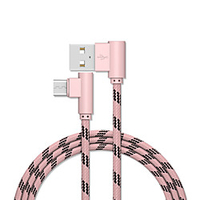 Micro USB Cable 2.0m(6.5Ft) Gold Plated / Quick Charge Aluminum USB Cable Adapter For Samsung / Huawei / Xiaomi