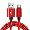 Micro USB Cable Braided Nylon USB Cable Adapter For Samsung / Huawei / LG