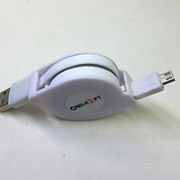 Micro USB Portable / Retractable / Quick Charge Cable Samsung / Huawei / LG/ Xiaomi Mobile Phone 100 cm Plastics