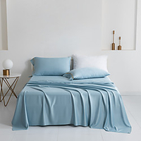 Microfibre Fitted Sheet No-Iron Bottom Sheet with Strong Elastic Hem to Fit Snugly Around Your Mattress,  Breathable Bed Sheets Are Oh-So-Soft miniinthebox