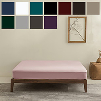 Microfibre Fitted Sheet No-Iron Bottom Sheet with Strong Elastic Hem to Fit Snugly Around Your Mattress,  Breathable Bed Sheets Are Oh-So-Soft miniinthebox