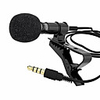 Microphone Clip-on Collar Tie Mobile Phone Lavalier Microphone Mic for ios Android Cell Phone Laptop Tablet Recording