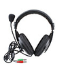 Microphone PC Headphones (Black)