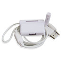 Microphone With 3 Port USB HUB White