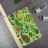 Middle Eastern Arabian Wind Pattern Carpet Door Mat Bedroom Living Room Carpet Study Room Carpet Kitchen Bathroom Anti-slip Mat