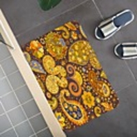 Middle Eastern Arabian Wind Pattern Carpet Door Mat Bedroom Living Room Carpet Study Room Carpet Kitchen Bathroom Anti-slip Mat