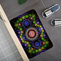 Middle Eastern Arabian Wind Pattern Carpet Door Mat Bedroom Living Room Carpet Study Room Carpet Kitchen Bathroom Anti-slip Mat