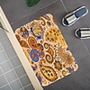 Middle Eastern Arabian Wind Pattern Carpet Door Mat Bedroom Living Room Carpet Study Room Carpet Kitchen Bathroom Anti-slip Mat