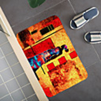 Middle Eastern Arabian Wind Pattern Carpet Door Mat Bedroom Living Room Carpet Study Room Carpet Kitchen Bathroom Anti-slip Mat