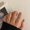 Midi Rings Vintage Style Gold Silver Alloy Stylish Simple European 5pcs One Size / Women
