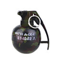 Military Hand Grenade Shaped Lighter with Fight Sound Effects (Camouflage Color)