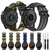 Military Sports Watch Band Belt and Tool for Garmin Fenix 6 / Fenix 6 Pro Sports Strap Loop Military Wristband Watch Band for Garmin Fenix 6 / Fenix 6 Pro / Fenix 5 / Fenix 5 Plus