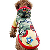 Military Style Hoodie for Dogs (XS-XL,  Green)