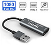 Mini 1080P HDMI To USB 2.0 Video Capture Card Full HD Game Recording Box For PS4 Youtube OBS Live Streaming Broadcast