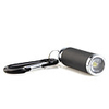 Mini 1W White Light LED Focus Control Adjustable Strap Flashlight Black