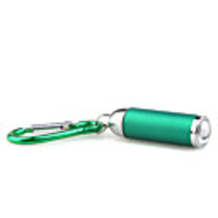 Mini 1W White Light LED Focus Control Adjustable Strap Flashlight Green